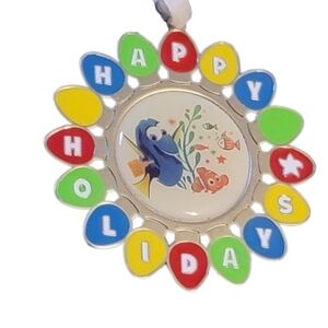 Finding Dory Christmas Happy Holidays Light Bulbs Disney movie club DMC